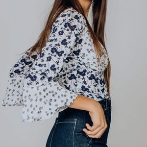 Free People Lady Bohemian Blouse